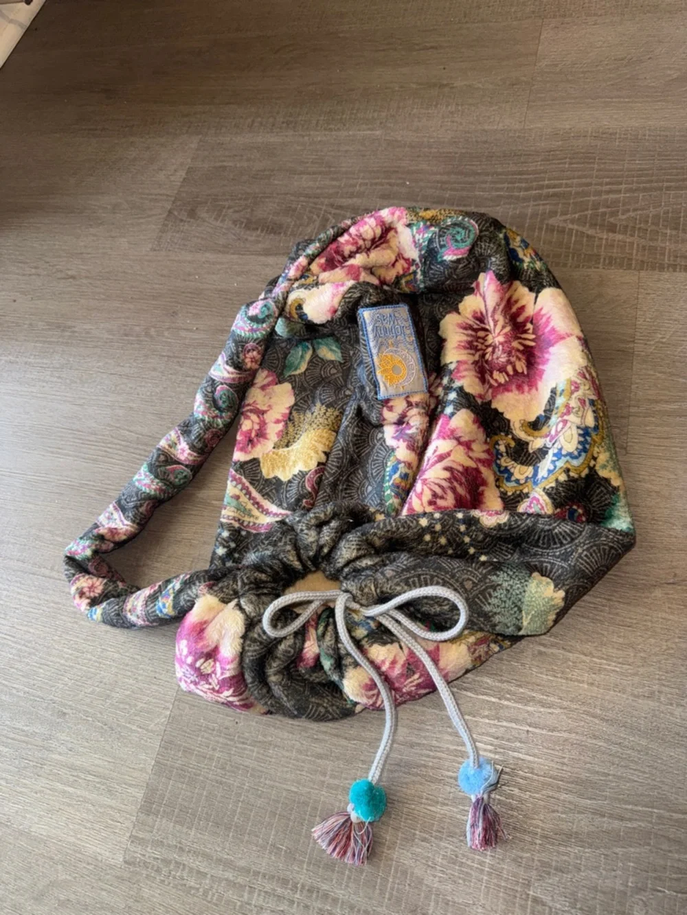 Johnny Was Laurel Canyon Floral Blanket Sling Bag - Pouch Only